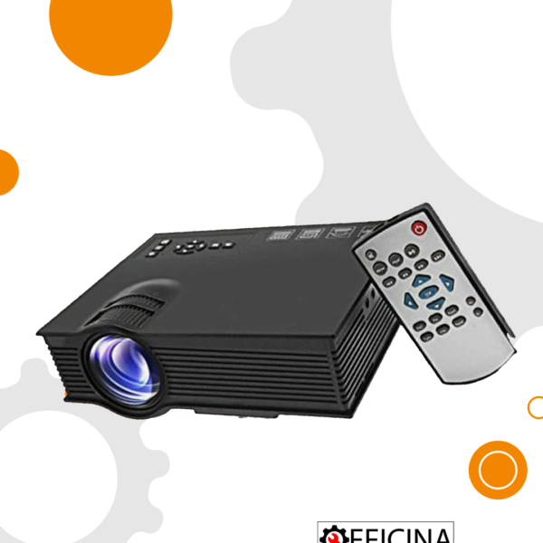 Proiettore Videoproiettore LED 1200 ANSI Lumen Full HD 1080P Scheda USB SD HDMI