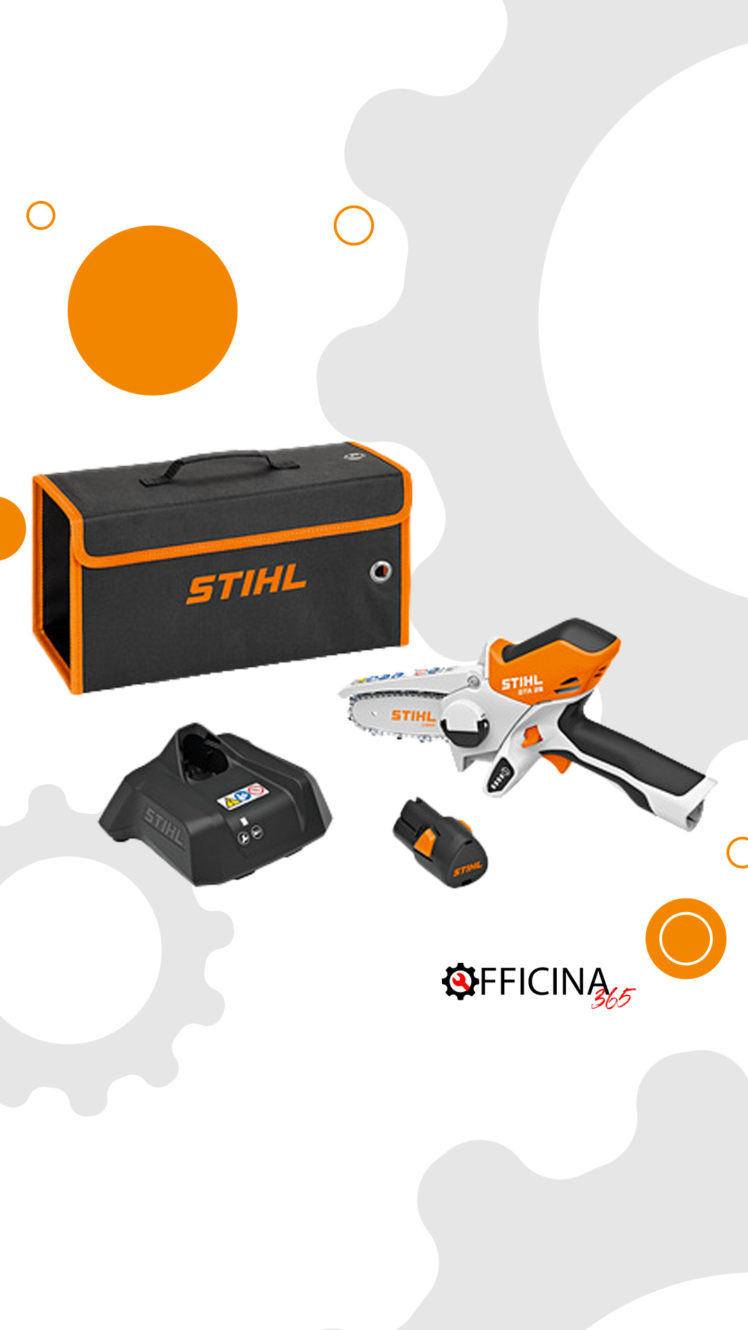 Stihl Potatore a batteria GTA 26 set completo